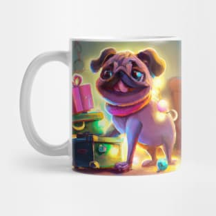 Cute Pug Drawing Mug